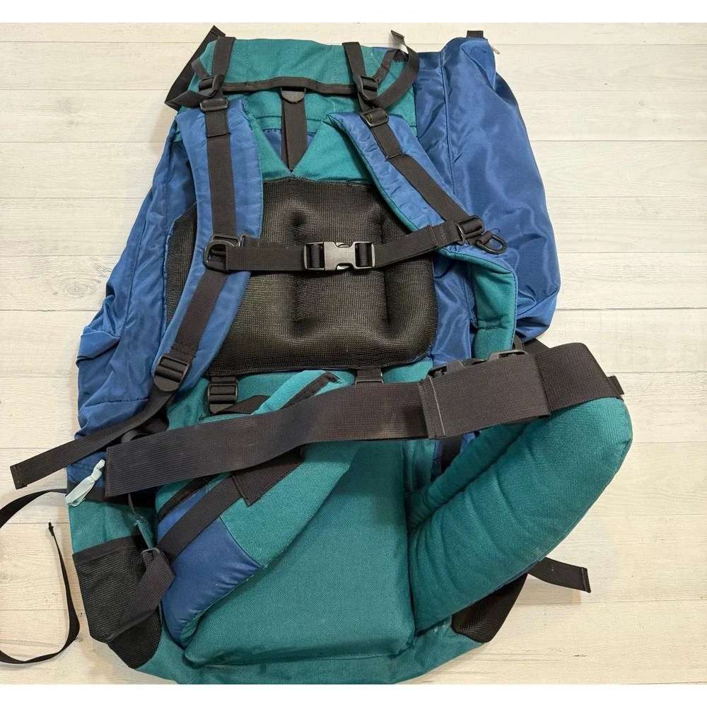 Kelty RedCloud Internal Frame Hiking Camping Backpack blue green‎